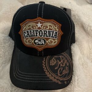 Unisex California Black and Brown Trucker Hat